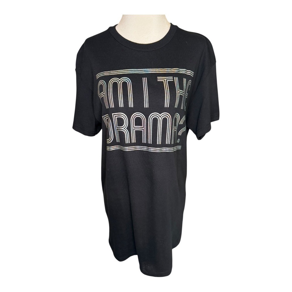 Nordstrom Buzz Am I The Drama‎ Graphic Tee T-Shirt Black XL